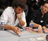 Patrick Bruel participe au France Poker Tour, le 29 août 2009 à Paris.