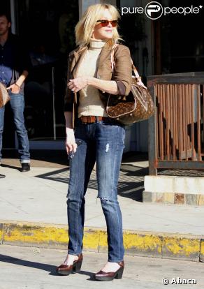 Melanie Griffith à Los Angeles, le 8 décembre 2009