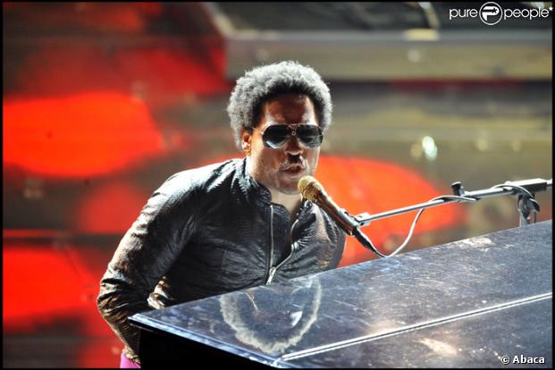 Lenny Kravitz au festival de San Remo