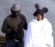 Rihanna en plein tournage de son dernier clip Hard en featuring avec Young Jeezy le 8 décembre 2009