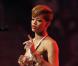 Rihanna interprète Russian Roulette lors de la 8ème édition de Popstar en Allemagne le 10 décembre 2009