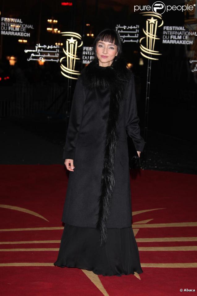 Maria de Medeiros à la cérémonie de clôture du Festival de Marrakech le 12/12/09
