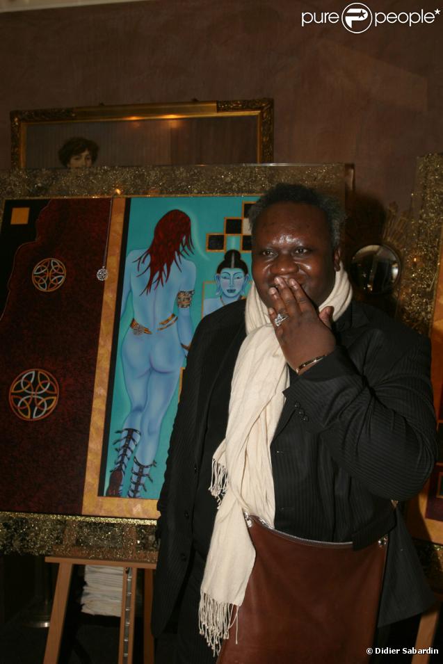 Magloire lors de la soirée du joaillier Edouard Nahum à Paris le 13 décembre 2009