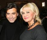 Alexandre Zouari et Ivana Trump lors de la soirée du joaillier Edouard Nahum à Paris le 13 décembre 2009
