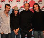 Jenifer et l'équipe du  6/9  sur NRJ, le 16 décembre 2009.