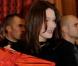 Carla Bruni et Nicolas Sarkozy lors du Noël de l'Elysée le 16/12/09