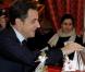Carla Bruni et Nicolas Sarkozy lors du Noël de l'Elysée le 16/12/09
