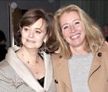 Cherie Blair et Emma Thompson lors du spectacle Casse-Noisette par le Ballet national anglais à Londres le 16 décembre 2009
