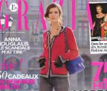 Anna Mouglalis en couverture du magazine Grazia du 19 au 25 décembre 2009