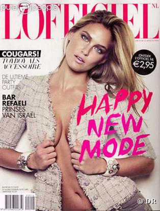 Bar Refaeli en couverture du magazine L'Officiel