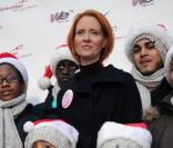 Cynthia Nixon à New York, le 17 décembre 2009