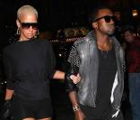Kanye West et sa chérie Amber Rose à Los Angeles le 22 décembre