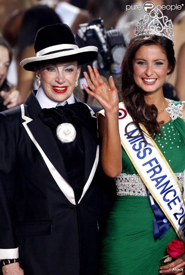 Madame de Fontenay avec la Miss France 2010 Malika Menard
