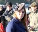 La princesse Beatrice d'York, fille de Sarah Ferguson, le 25 décembre à l'église St Mary Magdalene, se rend en compagnie de la famille royale d'Angleterre à la traditionnelle messe de Noël.