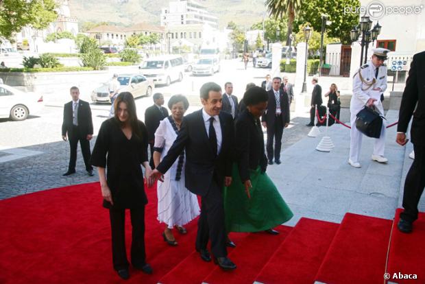 Nicolas Sarkozy et sa femme Carla Bruni