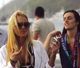 Lindsay Lohan profite de Saint-Barthélémy le 31 décembre 2009 avec sa soeur 