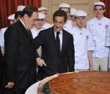 Tirage des rois à l'Elysée avec Nicolas Sarkozy, le 5 janvier 2010 !