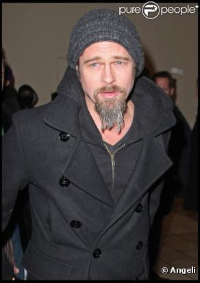 Brad Pitt et sa barbichette