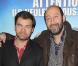 Kad Merad et Clovis Cornillac, à l'occasion de l'avant-première de  Protéger et servir , qui s'est tenue le 11 janvier 2010 au Gaumont Opéra, à Paris.