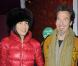 Florent Pagny et Azucena, à l'occasion de l'avant-première de  Protéger et servir , qui s'est tenue le 11 janvier 2010 au Gaumont Opéra, à Paris.