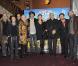 Jonathan Lambert, Kad Merad, Clovis Cornillac et toute l'équipe du film, à l'occasion de l'avant-première de  Protéger et servir , qui s'est tenue le 11 janvier 2010 au Gaumont Opéra, à Paris.