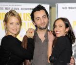 Virginie Efira, Nader Boussandel et Amelle Chahbi lors de la première du film Les Barons à l'UGC des Halles à Paris le 12 janvier 2010