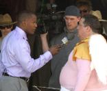 Jamie Foxx sur le tournage de Valentine's Day