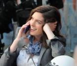 Anne Hathaway sur le tournage de Valentine's Day