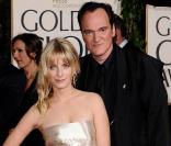 Mélanie Laurent et Quentin Tarantino, lors des Golden Globe Awards qui se sont tenus au Beverly Hills Hotel de Los Angeles, le 17 janvier 2010.