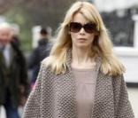 Claudia Schiffer à Londres le 19 janvier 2010  
