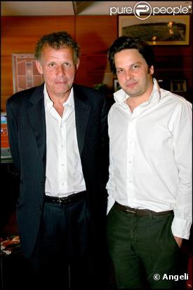 Patrick Poivre d'Arvor et son fils Arnaud