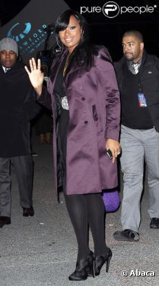 Jennifer Hudson à New York, le 22 janvier 2010