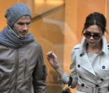 David et Victoria Beckham à Milan le 23 janvier 2010