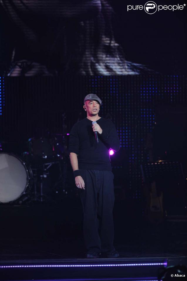 Pascal Obispo en duo au concert de charité pour Haïti, au Zénith de Paris, le 25 janvier 2010 !