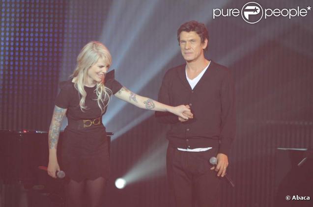 Coeur de Pirate et Marc Lavoine en duo au concert de charité pour Haïti, au Zénith de Paris, le 25 janvier 2010 !