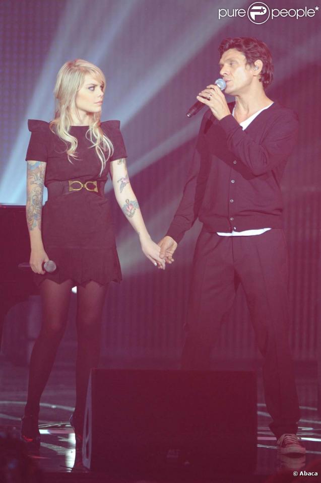 Marc Lavoine et Coeur de Pirate en duo au concert de charité pour Haïti, au Zénith de Paris, le 25 janvier 2010 !