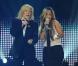 Sylvie Vartan et Amel Bent en duo au concert de charité pour Haïti, au Zénith de Paris, le 25 janvier 2010 !