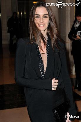 Paz Vega er son époux Orson Salazar au défilé Givenchy le 26 janvier 2010 à Paris