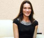 Carla Bruni-Sarkozy en visite au Bénin. Le 26 janvier 2010.