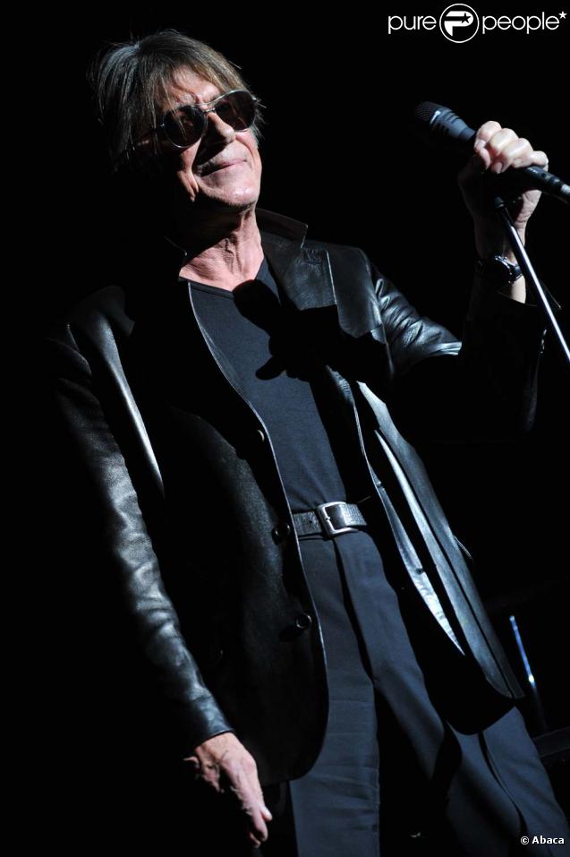 Jacques Dutronc sur la scène du Zénith de Paris, le 12 janvier 2010 !