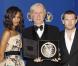 Les stars Zoe Saldana et Sam Worthington et le cinéaste James Cameron, à l'occasion de la grande soirée des Director's Guild Awards, à Los Angeles, le 30 janvier 2010.