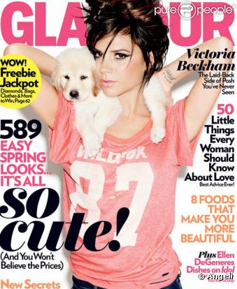 Victoria Beckham en couverture de Glamour