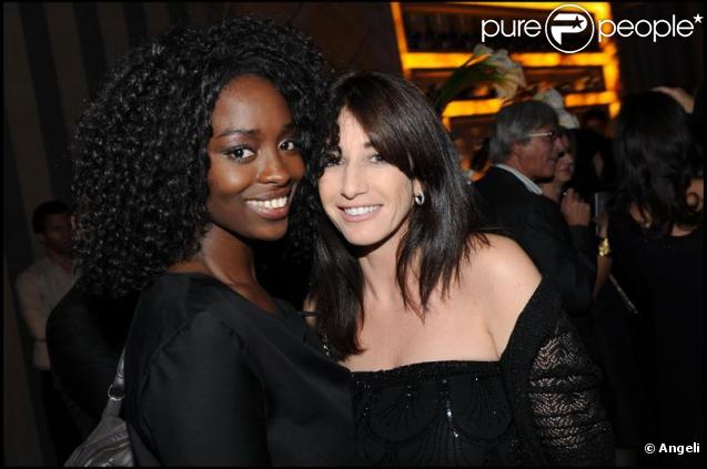 Aïssa Maïga et Albane Cléret à la soirée Nosylis le 4 février 2010