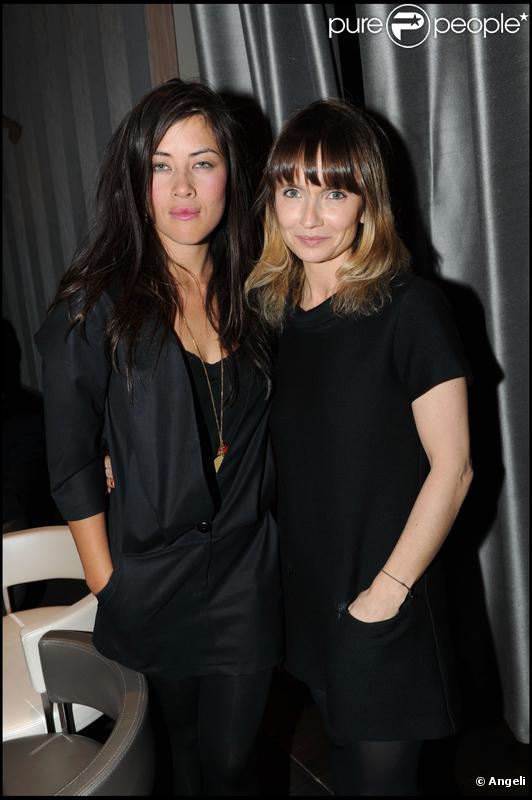 Mylène Jampanoï et Axelle Laffont à la soirée Nosylis le 4 février 2010