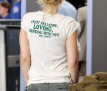 Gwen Stefani et son fils Zuma à l'aéroport de Los Angeles