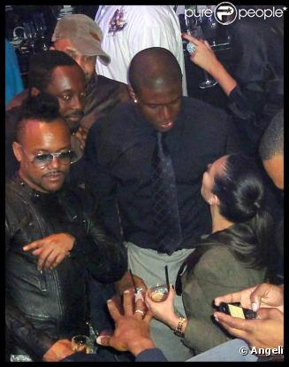au nightclub Liv durant le Super Bowl le 7 février 2010