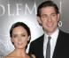 La belle Emily Blunt et son compagnon John Krasinski à l'occasion de l'avant-première de  Wolfman , dans l'enceinte de l'ArcLight Theatre d'Hollywood, à Los Angeles, le 9 février 2010.