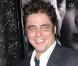 Le charismatique Benicio Del Toro à l'occasion de l'avant-première de  Wolfman , dans l'enceinte de l'ArcLight Theatre d'Hollywood, à Los Angeles, le 9 février 2010.