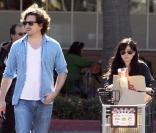 Shannen Doherty fait ses courses avec son petit ami, dimanche 7 février, à Malibu.
