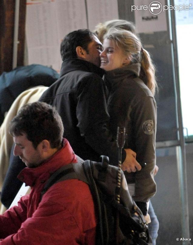 Athina Onassis et son époux Doda, au jumping de Nantes. Janvier 2010